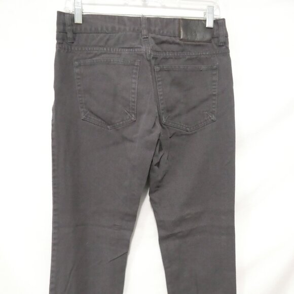 TAINTED DENIM | size 30 | Dark Grey Denim Jeans | Straight Leg - Picture 13 of 16